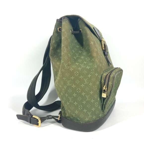 LOUIS VUITTON Authentic Brown Monogram Canvas Backpack main image 10